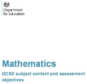 Icon of DOC 1 GCSE Mathematics Subject Content And Assessment Objectives