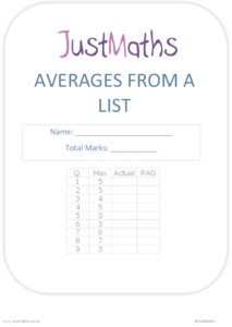 Icon of Averages From A List