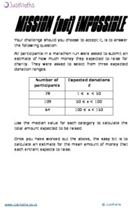 Icon of Averages From Grouped Data