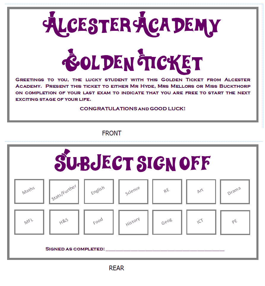 golden ticket
